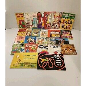 Vintage Kids Books Lot of 25 Small Scholastic, Troll Classics Reading  Assorted
